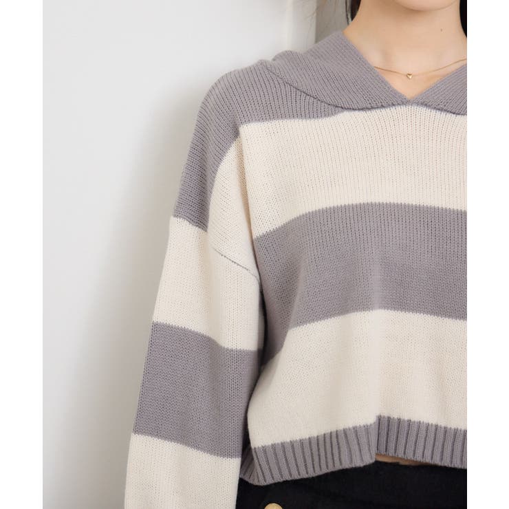 ボーダーショートNTフーディー | RETRO GIRL | 詳細画像30 