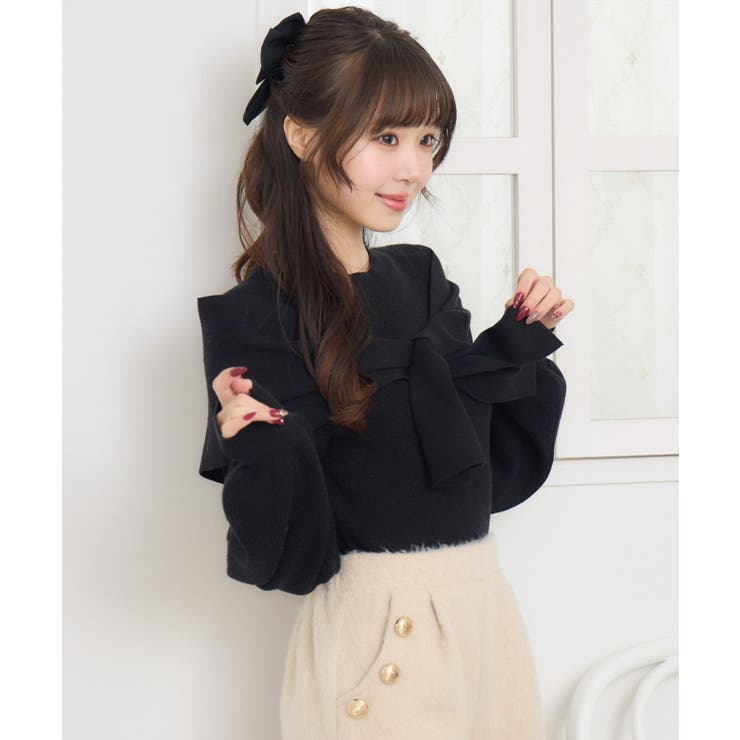 ケープリボンNTPO[品番：RTGW0008673]｜RETRO GIRL（レトロガール）の