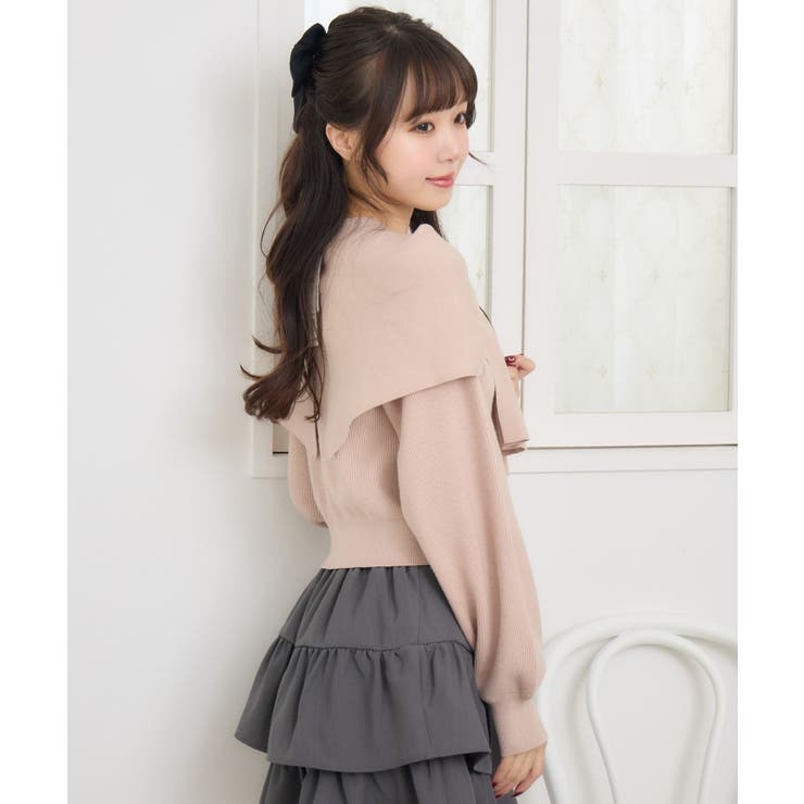 ケープリボンNTPO[品番：RTGW0008673]｜RETRO GIRL（レトロガール）の