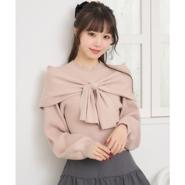 ケープリボンNTPO[品番：RTGW0008673]｜RETRO GIRL（レトロガール）の