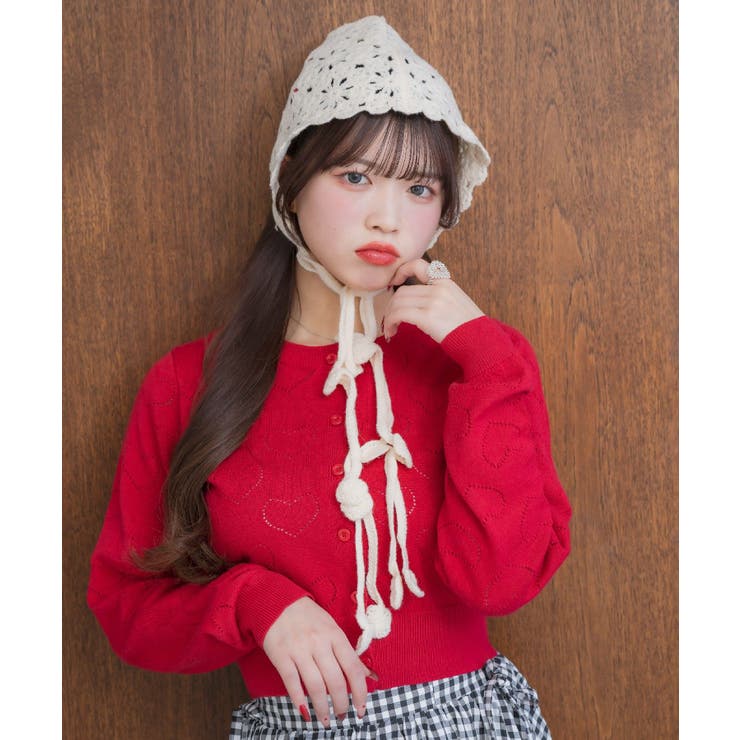 RED0 | ハートスカシカーデ | RETRO GIRL