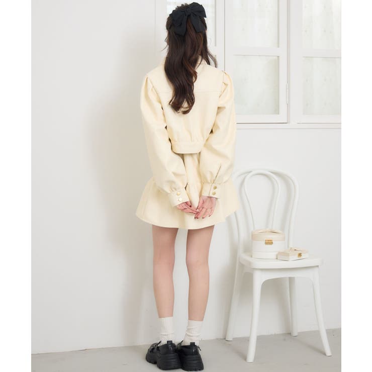 FレザーJK＆ギャザーSKセット | RETRO GIRL | 詳細画像17 