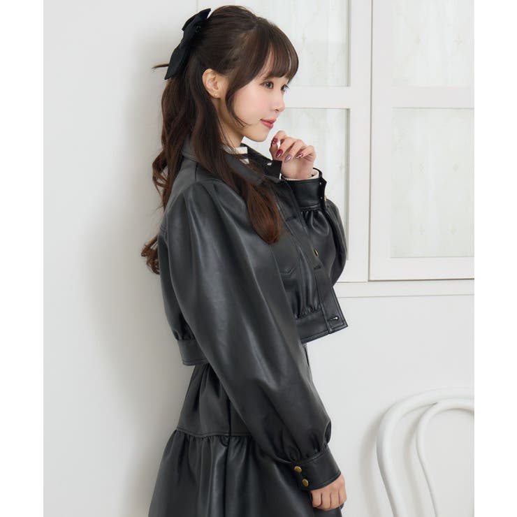 FレザーJK＆ギャザーSKセット | RETRO GIRL | 詳細画像27 