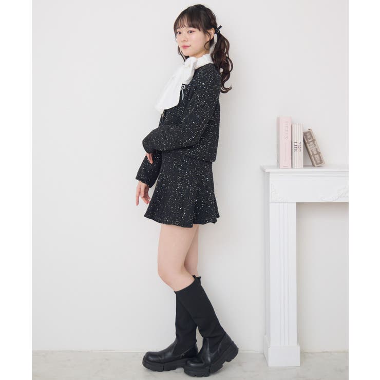 キラキラリボン付ツイードJK | RETRO GIRL | 詳細画像16 