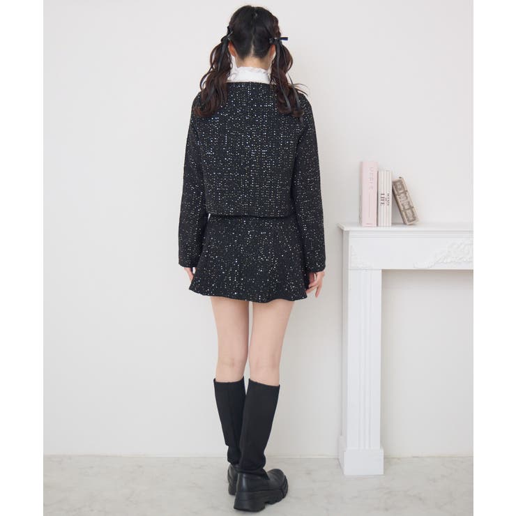 キラキラリボン付ツイードJK | RETRO GIRL | 詳細画像17 