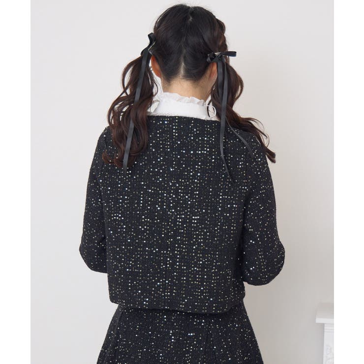 キラキラリボン付ツイードJK | RETRO GIRL | 詳細画像21 