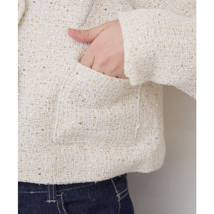 キラキラリボン付ツイードJK | RETRO GIRL | 詳細画像26 