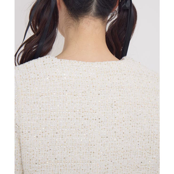 キラキラリボン付ツイードJK | RETRO GIRL | 詳細画像28 