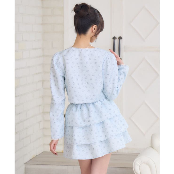 花柄フリルJK＆SKセット | RETRO GIRL | 詳細画像13 