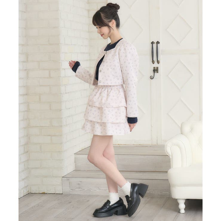 花柄フリルJK＆SKセット | RETRO GIRL | 詳細画像16 