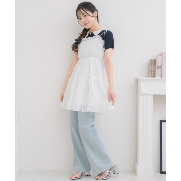 【新色追加】ダブルリボンティアードチュニック | RETRO GIRL | 詳細画像13 