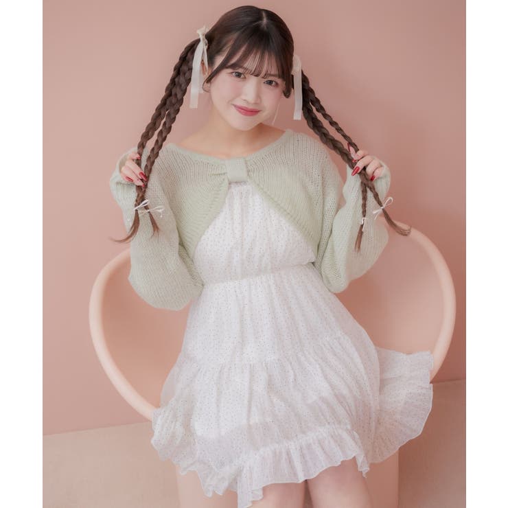 【新色追加】ダブルリボンティアードチュニック | RETRO GIRL | 詳細画像2 