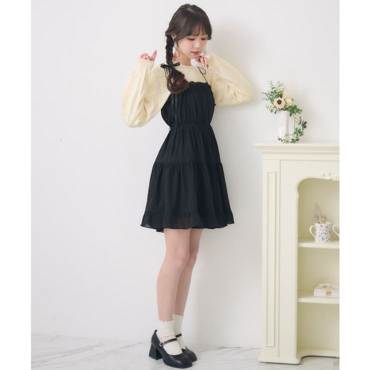 【新色追加】ダブルリボンティアードチュニック | RETRO GIRL | 詳細画像20 