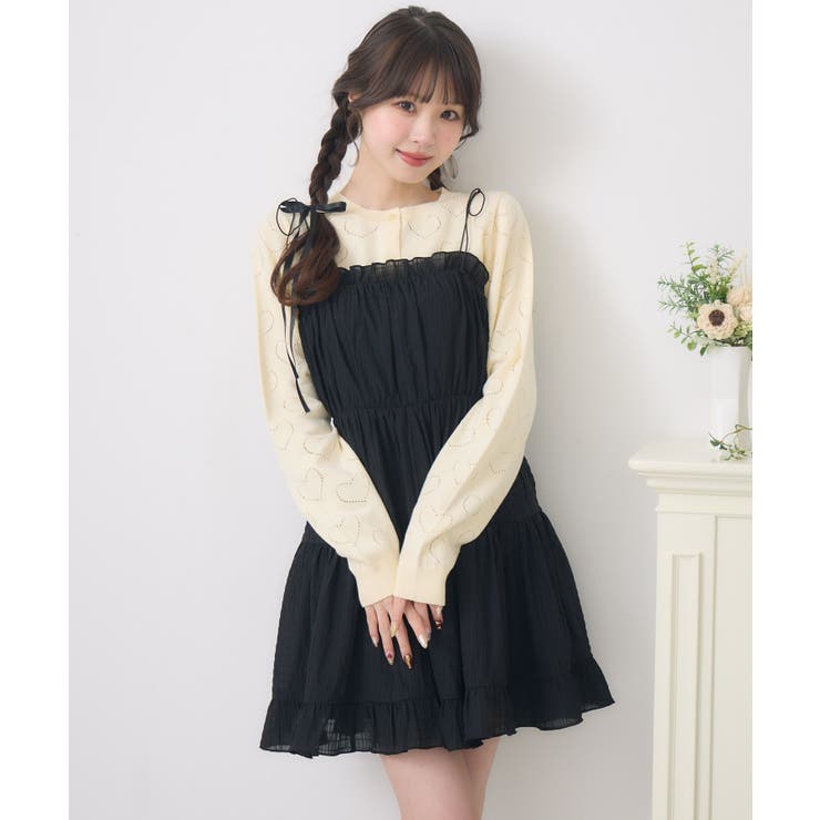 【新色追加】ダブルリボンティアードチュニック | RETRO GIRL | 詳細画像23 