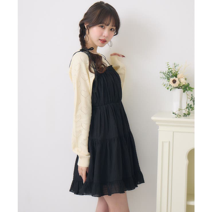 【新色追加】ダブルリボンティアードチュニック | RETRO GIRL | 詳細画像24 