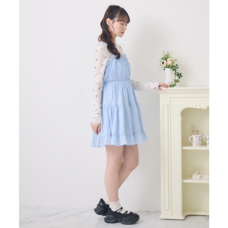 【新色追加】ダブルリボンティアードチュニック | RETRO GIRL | 詳細画像28 