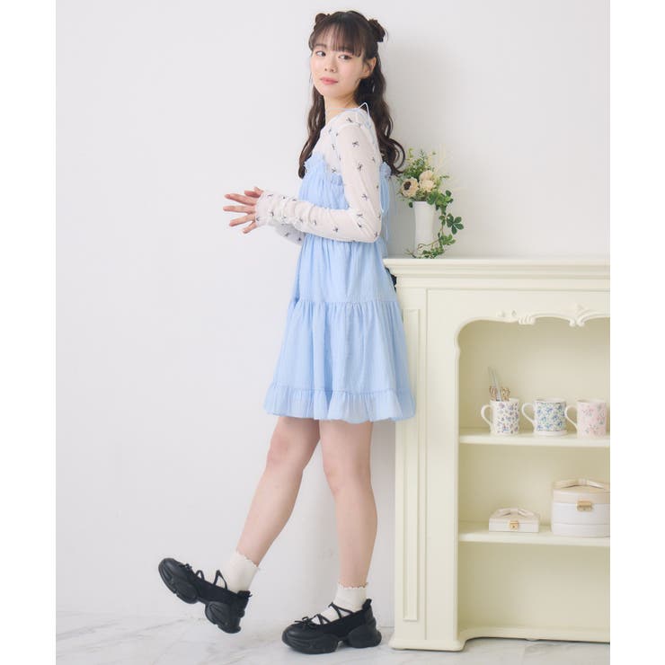 【新色追加】ダブルリボンティアードチュニック | RETRO GIRL | 詳細画像29 