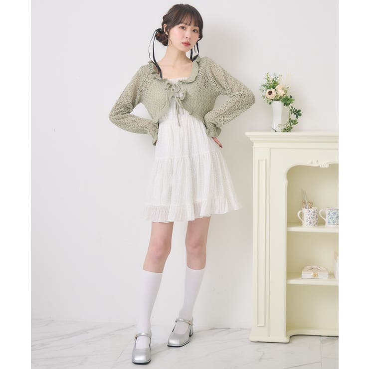 【新色追加】ダブルリボンティアードチュニック | RETRO GIRL | 詳細画像3 