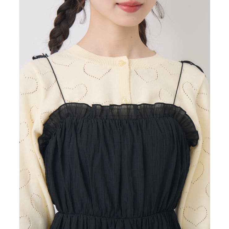 【新色追加】ダブルリボンティアードチュニック | RETRO GIRL | 詳細画像35 