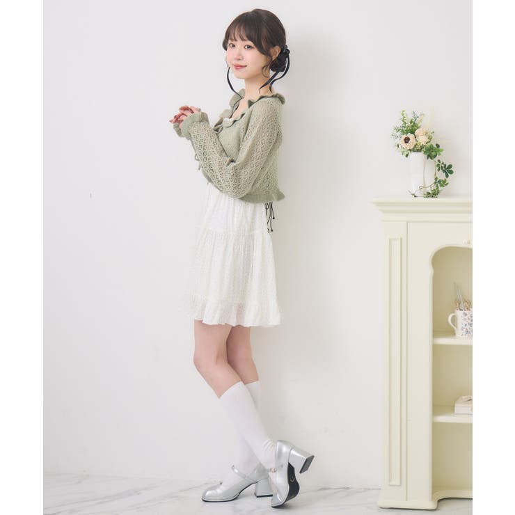 【新色追加】ダブルリボンティアードチュニック | RETRO GIRL | 詳細画像5 