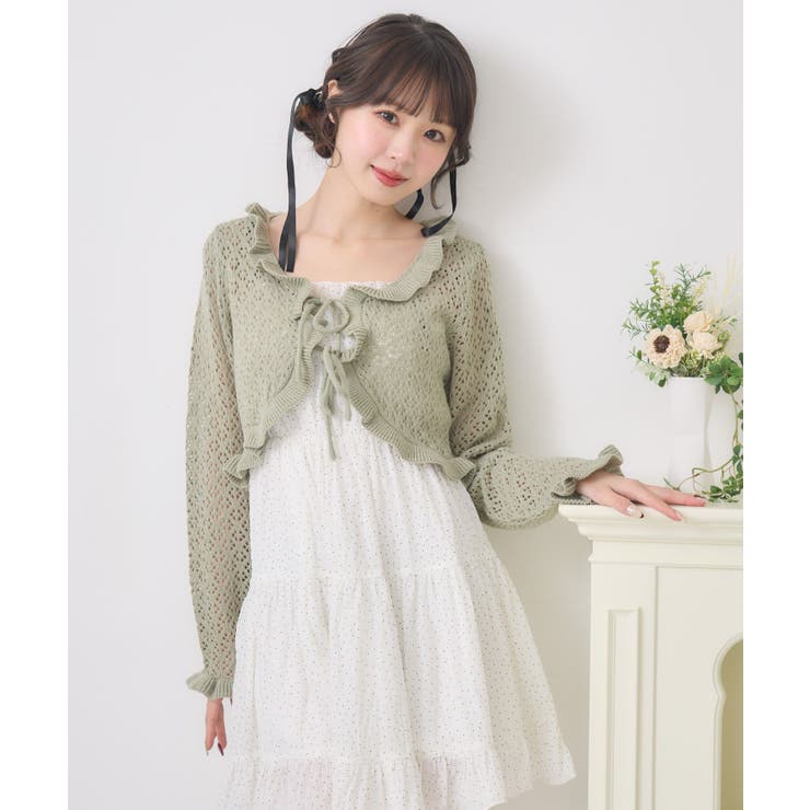 【新色追加】ダブルリボンティアードチュニック | RETRO GIRL | 詳細画像7 