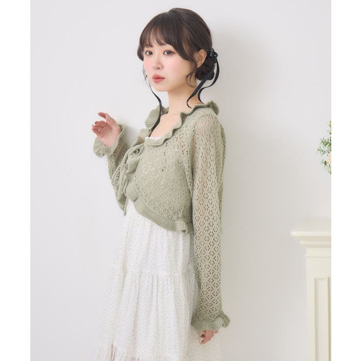 【新色追加】ダブルリボンティアードチュニック | RETRO GIRL | 詳細画像9 