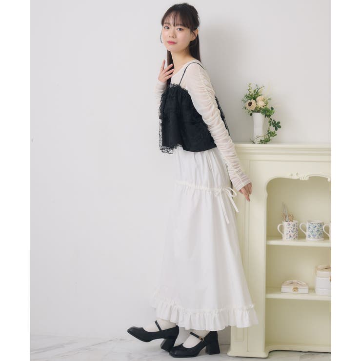 女の子　SRセット キラキラインナー＆ビスチェSET[品番：RTGW0008821]｜RETRO GIRL