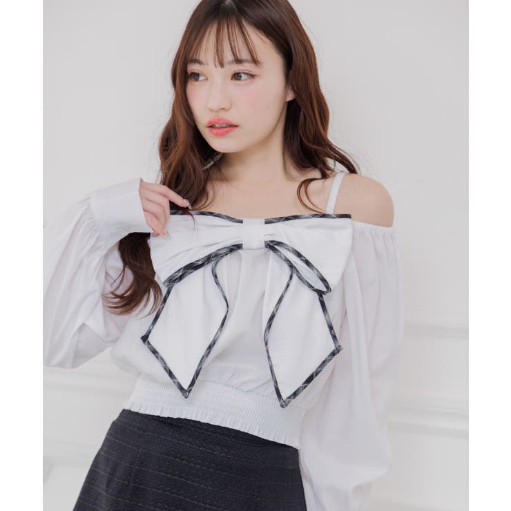 パイピングリボンチェックBL | RETRO GIRL | 詳細画像11 