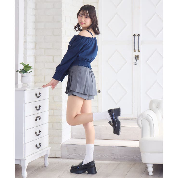 パイピングリボンチェックBL | RETRO GIRL | 詳細画像22 