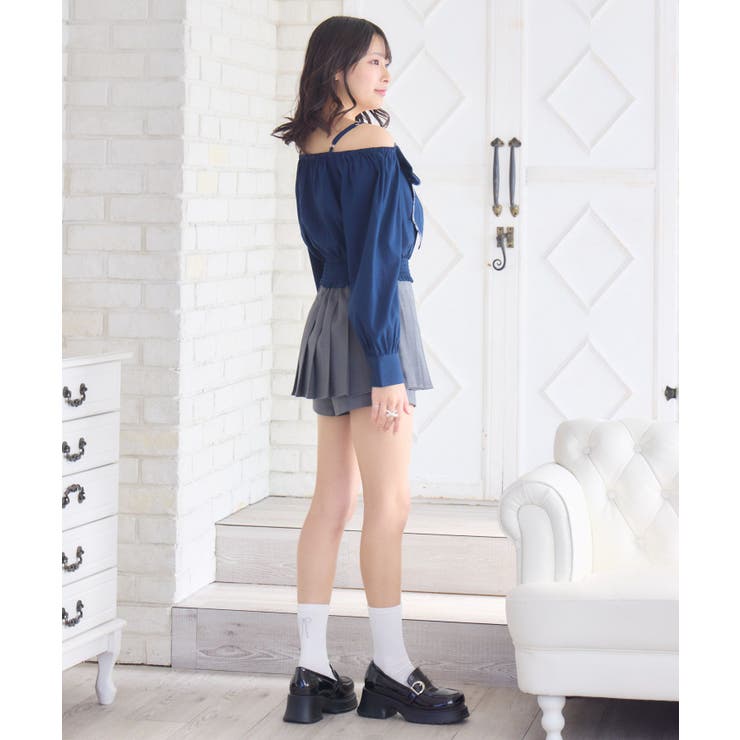 パイピングリボンチェックBL | RETRO GIRL | 詳細画像23 