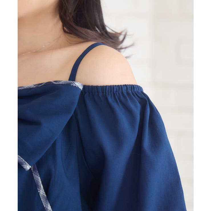 パイピングリボンチェックBL | RETRO GIRL | 詳細画像29 