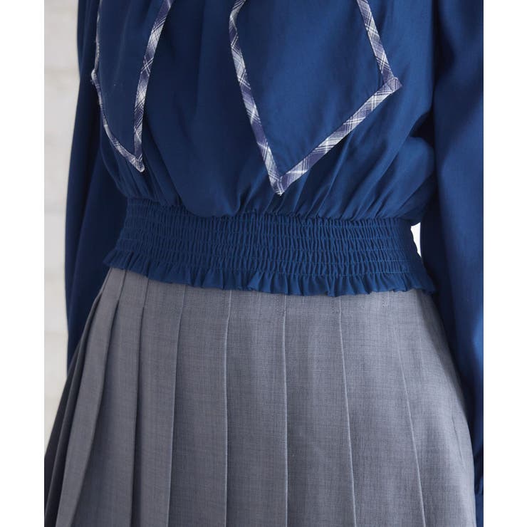 パイピングリボンチェックBL | RETRO GIRL | 詳細画像31 