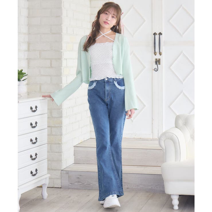 ポケットレースデニムPT | RETRO GIRL | 詳細画像12 