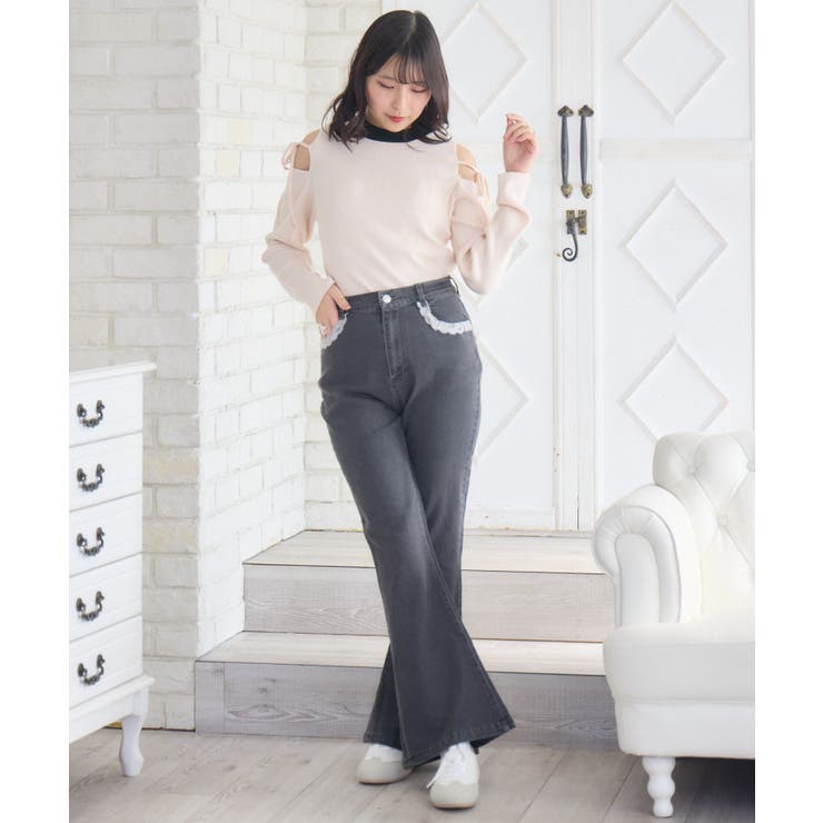 ポケットレースデニムPT | RETRO GIRL | 詳細画像2 