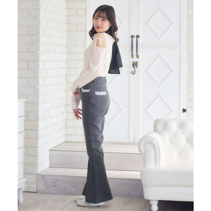 ポケットレースデニムPT | RETRO GIRL | 詳細画像3 