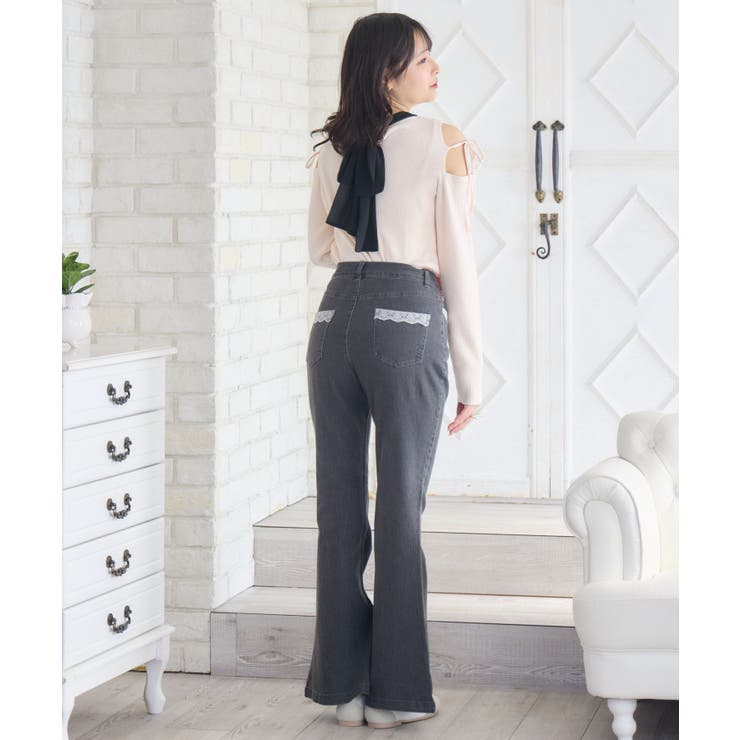 ポケットレースデニムPT | RETRO GIRL | 詳細画像4 