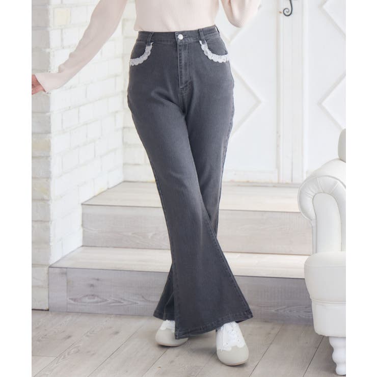 ポケットレースデニムPT | RETRO GIRL | 詳細画像6 