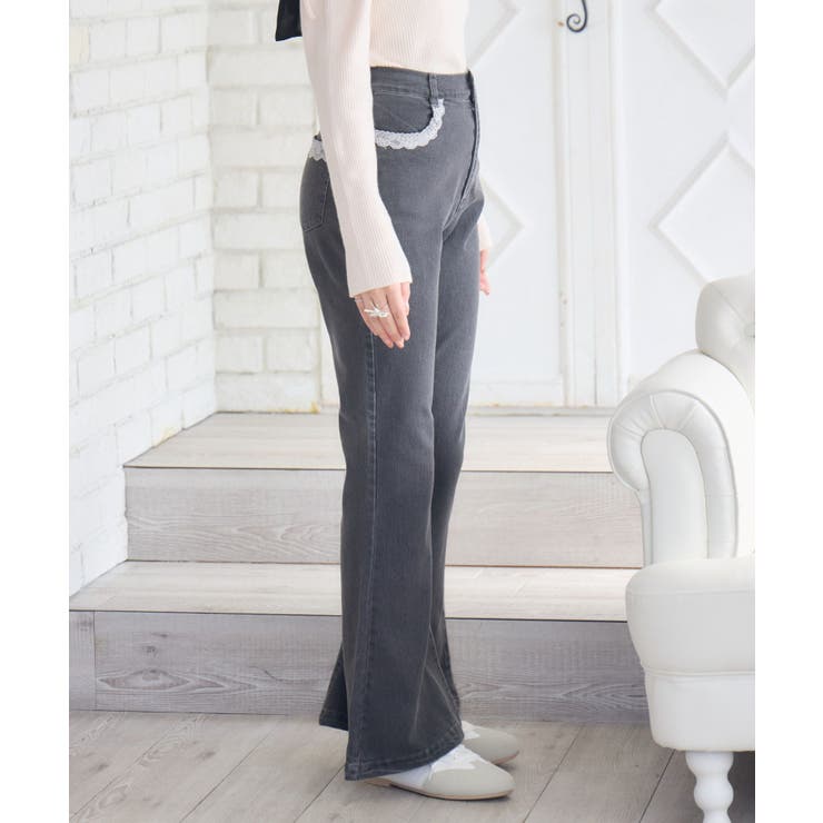 ポケットレースデニムPT | RETRO GIRL | 詳細画像9 