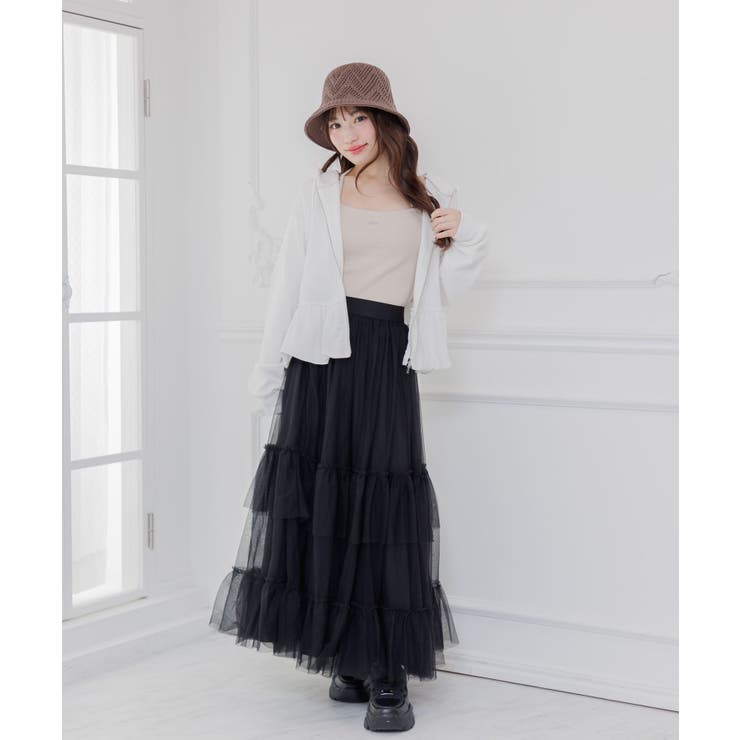 ペプラムバルーンパーカー | RETRO GIRL | 詳細画像12 