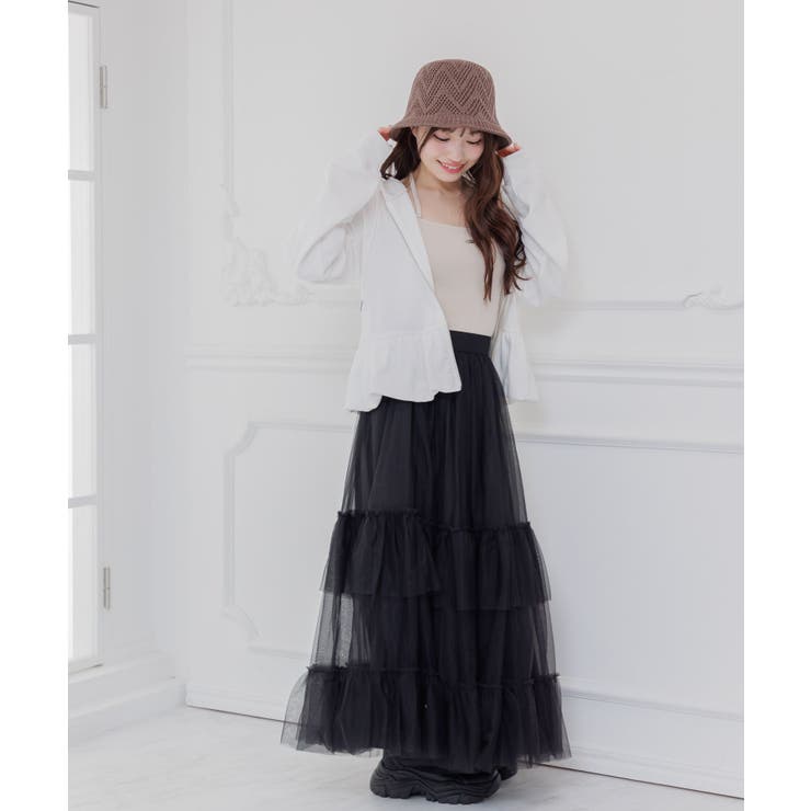 ペプラムバルーンパーカー | RETRO GIRL | 詳細画像13 