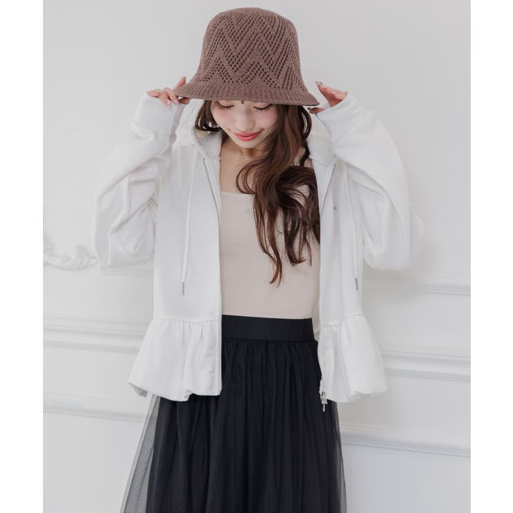 ペプラムバルーンパーカー | RETRO GIRL | 詳細画像17 