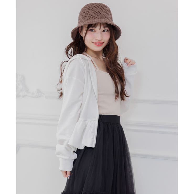 ペプラムバルーンパーカー | RETRO GIRL | 詳細画像18 