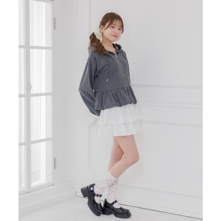 ペプラムバルーンパーカー | RETRO GIRL | 詳細画像4 