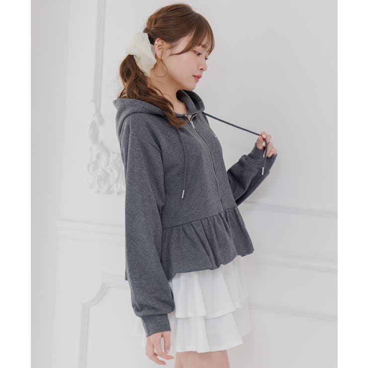 ペプラムバルーンパーカー | RETRO GIRL | 詳細画像9 