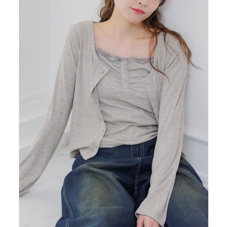GRY1 | キャミ＆CTカーデSET | RETRO GIRL