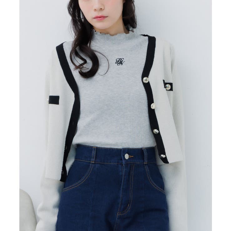 WHT4 | ラメ混ヴィンテージカーデ | RETRO GIRL