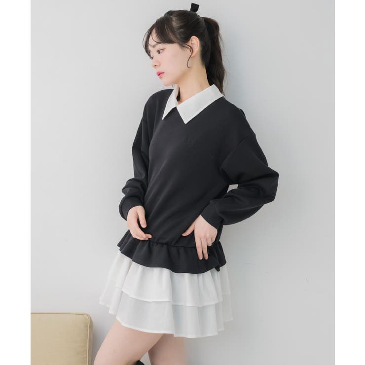 レイヤード風フリルOP | RETRO GIRL | 詳細画像12 