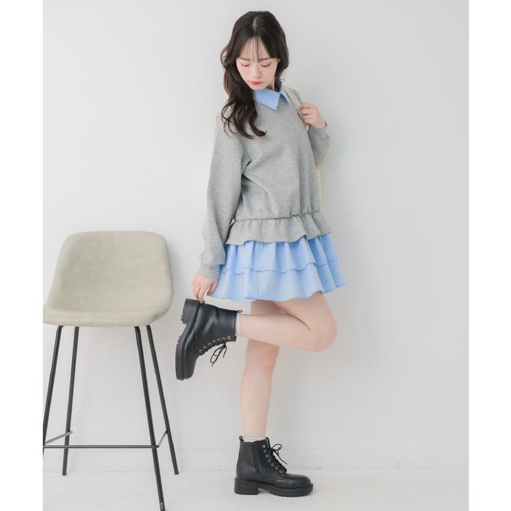 レイヤード風フリルOP | RETRO GIRL | 詳細画像15 