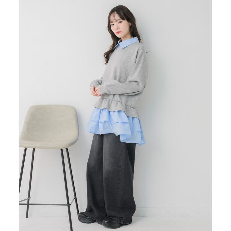 レイヤード風フリルOP | RETRO GIRL | 詳細画像24 