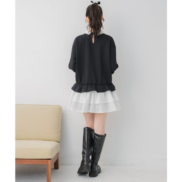 レイヤード風フリルOP | RETRO GIRL | 詳細画像7 